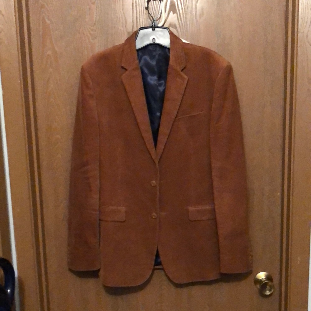 Express brown corduroy sport jacket
